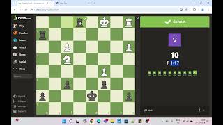 Puzzle Rush on Chesscom  Learn Chess in Telugu [upl. by Nelad319]