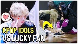 Kpop Idols Vs Lucky Fan Sweet Moments Mamamoo Red Velvet Astro Twice [upl. by Taryn]