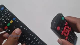 dilos hds25490 set top box remote pairing with tv remote video by itsmkumar [upl. by Eleaffar]