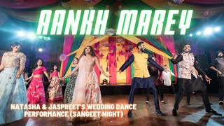 Aankh Marey  Indian Wedding Dance Performance [upl. by Barnaby]