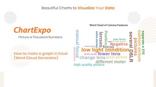 How to make a Word Cloud in Excel  Word Cloud generator  Make a Word Cloud  Excel Graph Tutorial [upl. by Rayburn]