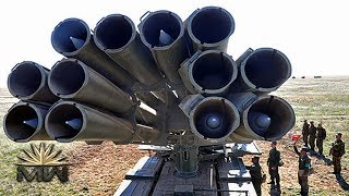 BM30 Smerch Russian Multiple Rocket Launcher [upl. by Torie467]