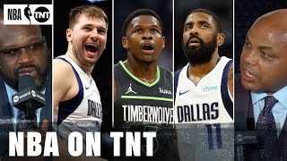 Inside Guys React To Luka amp Kyrie Leading Mavs BLOWOUT Win Over Timberwolves In Game 5  NBA on TNT [upl. by Romola406]