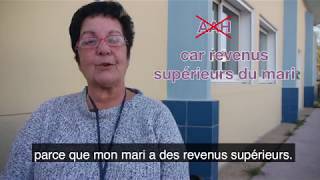 VoixAuChapitre  Marie quotStop à la prise en compte des revenus du conjoint dans le calcul de lAAHquot [upl. by Leira]