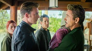 Steve Natasha amp Scott Meets Tony Stark Scene  Avengers Endgame 2019 Movie Clip [upl. by Alleul]