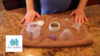 How to Assemble a Tommee Tippee Baby Bottle [upl. by Lapointe]