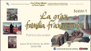 AMH EN VIVO  La gran familia franciscana con Patricia Escandón [upl. by Aramoy56]