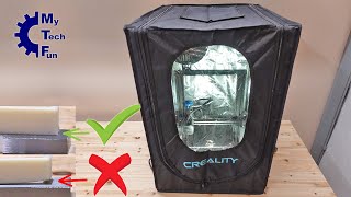 Review of 3D Printer Enclosure made by Creality for Ender 3 size 3D printers [upl. by Rudyard534]