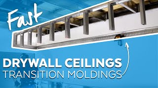 Transition Molding for Drywall Ceilings Saves Time  Armstrong Ceiling Solutions [upl. by Hudnut]