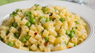 Pasta e Piselli Pasta with Peas [upl. by Jamin635]