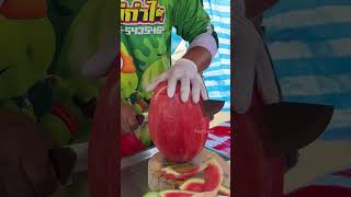 Do you like this Perfect watermeloncutting skills streetfood foodland [upl. by Greggory78]