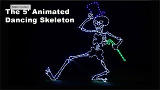 The 5 Animated Dancing Skeleton [upl. by Aicilic]