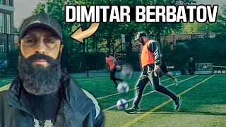 BERBATOV DISGUISED AS OLD MAN PLAYS FOOTBALL EPIC PRANK [upl. by Hgielak121]