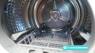 Samsung DV80F5E5HGW 8kg Heat Pump Dryer Overview  Appliances Online [upl. by Amelita127]