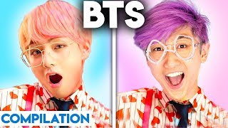 KPOP WITH ZERO BUDGET BEST OF BTS COMPILATION BY LANKYBOX [upl. by Entsirhc]