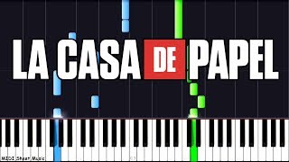 La Casa de Papel Money Heist  My Life Is Going On Piano Tutorial [upl. by Libbie]