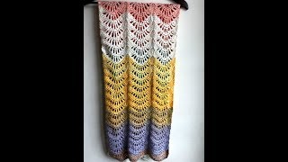 TUTO écharpe au crochet FACILE ET RAPIDE POUR DEBUTANT [upl. by Eirrod]