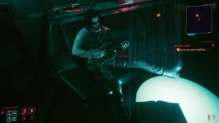 JOHNNY SILVERHAND PLAYS GUITAR FOR YOU  Easter Egg  Cyberpunk 2077  Keanu Reeves [upl. by Etteloc]