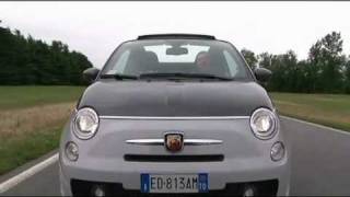 Abarth 500 C Test Drive  Claudio Casaroli prova  Esclusiva Ruote in Pista [upl. by Yrffej989]