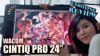 WACOM CINTIQ PRO 24quot  UNBOXING AND REVIEW  my history with tablets [upl. by Templeton]