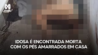 Idosa é encontrada morta com os pés amarrados em residência em Teresina [upl. by Yddor]