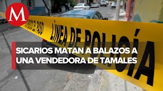 Sujetos armados asesinan a vendedora de tamales en Aguascalientes [upl. by Gnilrad763]