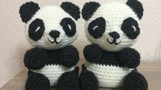 Tuto panda au crochet 22 [upl. by Ricardama]