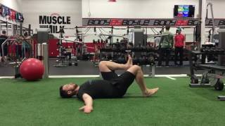 Single Leg Hip Lift with Ball Squeeze [upl. by Ly473]