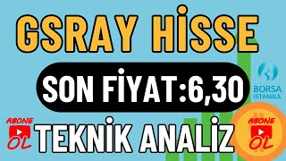 GSRAY HİSSE TEKNİK ANALİZ [upl. by Barbey]