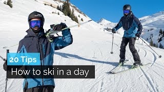 How to Ski in a Day  20 Tips [upl. by Dory]