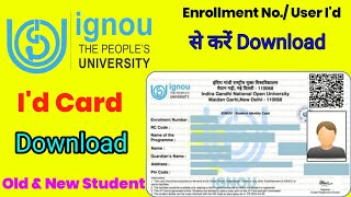 Ignou Id Card Download Ignou Id Card Kaise Download Kare ignou [upl. by Ashok]