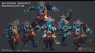 Dota 2 Storm Spirit  Good Fortune Remnants Kinetic Gem review [upl. by Sitsuj]