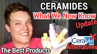 CERAMIDE UPDATE  What You Need To Know Best CeraVe Free Ceramide Moisturizers [upl. by Aihsekin686]