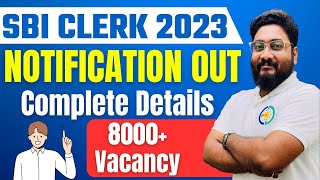 SBI Clerk 2023 Official Notification Out  Complete Details  Career Definer  Kaushik Mohanty [upl. by Ninehc]