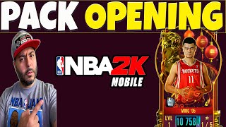 Diamond Yao Ming amp Courtside Pass  NBA 2K Mobile Pack Opening [upl. by Bartlett]