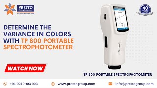 Determine the variance in colors with TP 800 Portable Spectrophotometer [upl. by Scherman305]