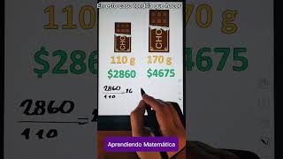 ¿Qué CHOCOLATE me conviene comprar Cuida tu DINERO 💰 [upl. by Oilerua721]