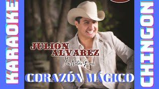 KARAOKE  Julión Álvarez y Su Norteño Banda  Corazón Mágico [upl. by Aneele]