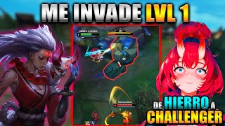 ¡DIANA DEMENTE ME INVADE LVL 1  Hierro a Challenger DIA 22 [upl. by Horten]