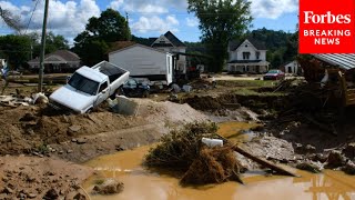 Hurricane Helene Leaves Wake Of Destruction Across Western North Carolina [upl. by Henryson]