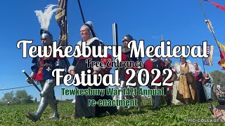 Tewkesbury Medieval Festival 2022 [upl. by Nesahc388]