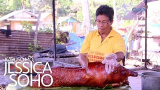 Kapuso Mo Jessica Soho Mahigit 1000 baboy sa Digos City sabaysabay na nilechon [upl. by Amandi]