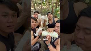 MAKAN PROTEIN TEMPE MURAH 🔥💪🏻 chrisputra gym motivation mukbang protein [upl. by Janik976]