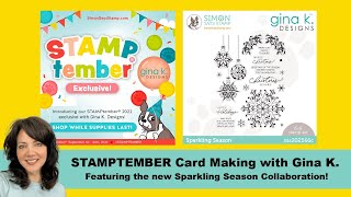 STAMPtember Exclusive  Sparkling Season  Making Holiday Cards [upl. by Manvell493]