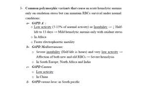 G6PD deficiency [upl. by Hbahsur]