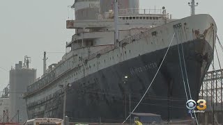 Eyewitness News Takes Rare Look Inside SS United States [upl. by Christal]