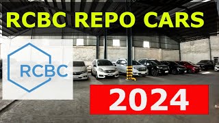 RCBC Repo Cars Repossessed Cars 2024  RCBC Las Piñas Warehouse [upl. by Lang]