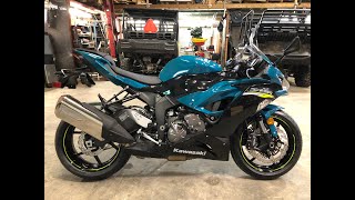 2023 Kawasaki Ninja ZX6R 636 Unboxing amp Complete Build  Pearl Nightshade Teal  ZX6R MotoGP [upl. by Parthenia]