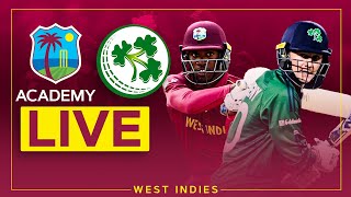 🔴 LIVE  West Indies Academy v Emerging Ireland  2nd ODI [upl. by Yojal]