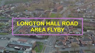 LONGTON HALL ROAD AND BLURTON FLYBYBLURTONLONGTONLONGTONHALLROADSTPAULSCHURCH [upl. by Frey]